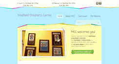 Desktop Screenshot of medfieldchildrenscenter.com